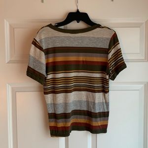 Rétro colored stripped tshirt